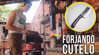 FORJANDO UM CUTELO | FORGING A CLEAVER