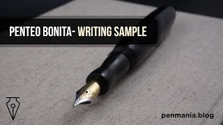 PenTeo - BONITA - Writing sample