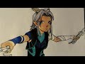 drawing rayla from the dragon prince