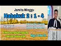 Jamita Minggu 13 Oktober 2024 : Habakuk 2:1-4 #roberthendrasimanjuntak