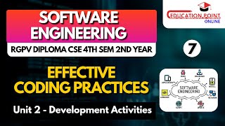 Effective Coding Practices | Software Engineering RGPV Diploma CSE / IT 4th Sem 2nd Year