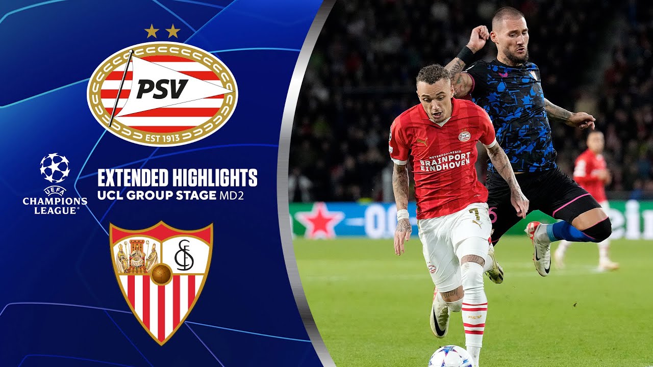 Psv Vs Sevilla Extended Highlights Ucl Group Stage Md 2 Cbs Psv Vs Sevilla Extended Highlights Ucl Group Stage Md 2 Cbs