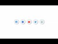 Social media icons hover effects using pure HTML | CSS