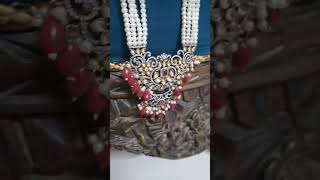 Ad Tayani Kundan Pendant Pearls Mala Set | #shorts #ad #kundan #pearls #mala