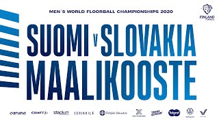 Maalikooste: puolivälierä Suomi - Slovakia (MM-kisat, miehet) 5-1 (8.12.2021)