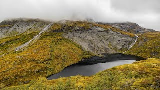 Hiking 9 Miles Alone to Munkebu Hut on Lofoten Islands