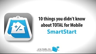 Appraiser Tech Tip: TOTAL for Mobile's SmartStart feature