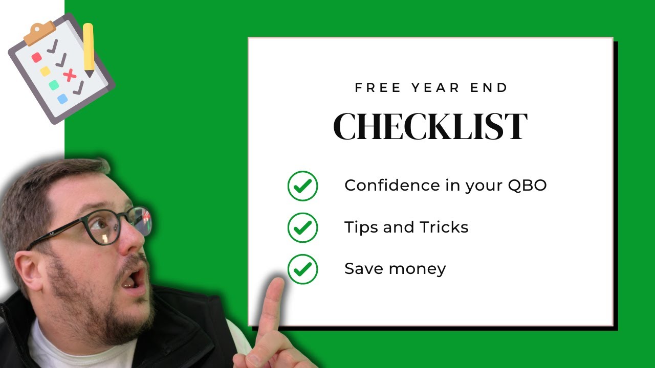 Free Year End Checklist!!! - Make Sure QuickBooks Online Is Correct ...