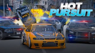 PERTAMA KALI HOT PURSUIT‼️ DI KOTA HOPEFULLY - GTA 5 ROLEPLAY