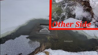 Lake Drain After a Large Thaw