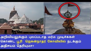 அறிவியலுக்கும் புலப்படாத மர்ம முடிச்சுகள் கொண்ட பூரி  ஜெகன்நாதர் கோவிலில் நடக்கும் அதிசயம் தெரியுமா?