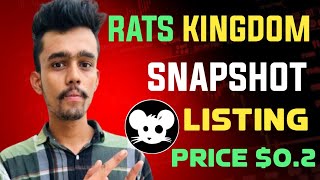 Rats Kingdom snapshot || Rats Kingdom new update || Rats Kingdom Listing Date || Rats Kingdom ll