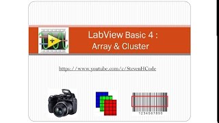 LabView Basic 4 : Array & Cluster