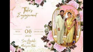 Thota's Engagement Live||Sree Harshika with Narayana Babu