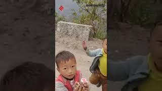 Little Boy Salute After Being Offered Sweets By Indian Army