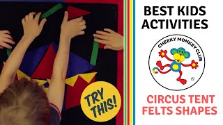 Circus Shapes | Preschool Activities | Cheeky Snippets