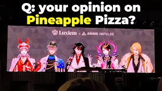 【LIVE SHOW IRL】bois opinion on Pineaaple Pizza (Anime Impulse Luxiem)