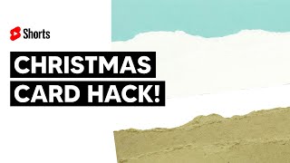 You’ll LOVE This Christmas Card Making Hack! #shorts