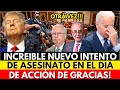 INCREIBLE NUEVO INTENTO DE ASESINATO EN EL DÍA DE ACCIÓN DE GRACIAS!!! ESTA VEZ TRUMP REACCIONA!!!