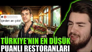 H1vezZz Türkiye'nin En Düşük Puanlı Restoranlarını İzliyor (@orkunisitmak)