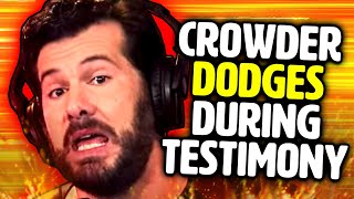 Steven Crowder EXPOSED in court during deposition