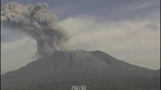 2016年5月18日8時18分頃　桜島噴火