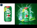 7up advertising poster design||Product manipulation in Photoshop