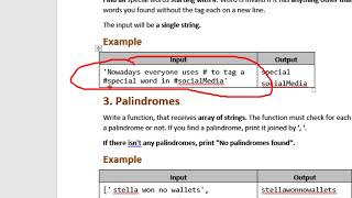JavaScript Exercises Text Processing and Regular Expressions (Tech Module)