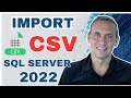 How do I import a CSV file into SQL Server with Billy Thomas, ALLJOY Data