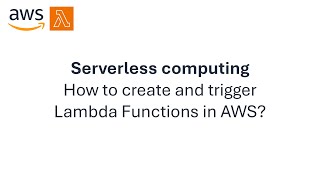 How to launch AWS Lambda function | #AWS #CloudComputing #awsforbeginners | What is AWS lambda?