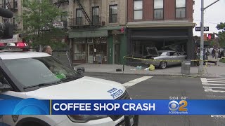 Search On For Suspect In Coffee Shop Crash