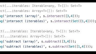 ImmutableJS Set and OrderedSet - ProgrammingTIL #70 ImmutableJS video tutorial screencast 0011