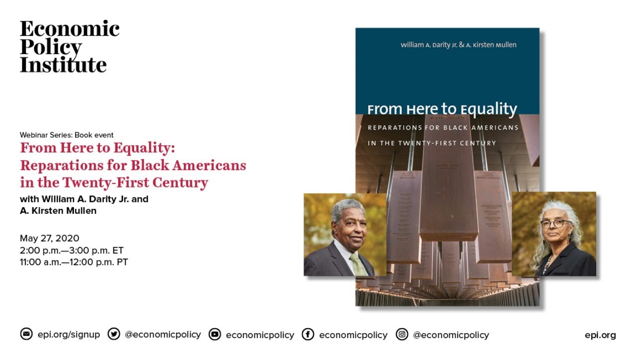 From Here To Equality: Reparations For Black Americans In The Twenty ...