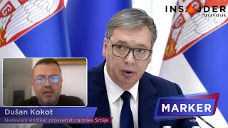 Dušan Kokot: Predsednik ne može da se bavi pitanjem obrazovanja, on može da kiti jelku i deli orden