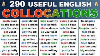 Learn 290 USEFUL COLLOCATIONS in English To Enhanc...