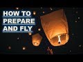 How To Prepare and Launch Sky Lanterns | Chinese Sky Lantern | Candle | Happy Diwali