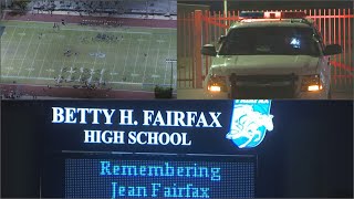 No injuries reported after shots were fired outside football stadium at Betty Fairfax HS