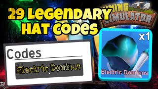 Mining Simulator Code Legendary Hat Crate Roblox - dominus hat codes for roblox