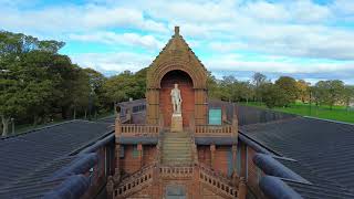 Burns Monument Centre, Kay Park, Kilmarnock...DJI mini 3.