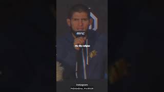 Khabib MMA is all about respect