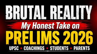 RAW & Honest Review | Unfiltered Opinion | Harsh But True Words on UPSC Prelims 2026