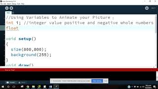 Processing Tutorial #11 - Intro to Variables