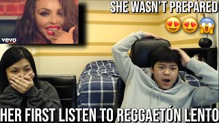MY SISTERS FIRST TIME REACTING TO Little Mix, CNCO - Reggaetón Lento (Remix) [Official Video]