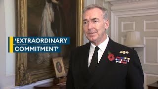 Head of the UK's Armed Forces delivers Remembrance message