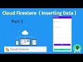 Cloud Firestore  : Crud App Part 1 (Inserting Data)