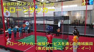 ドローンサッカー体験サービスを通じた地域振興（株式会社エー・ディー・イー）