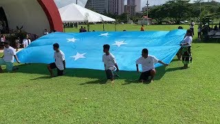 Former green beret parachutes in to Ypao Beach to kick-off 33rd FSM Independence Day celebration