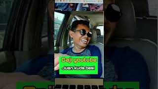 gaji JUAN KUDA BESI CHANNEL terbaru #SHORTS