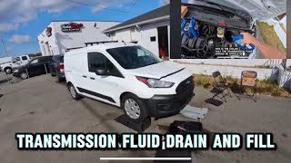 2019-2023 Ford Transit Connect Transmission Fluid Change