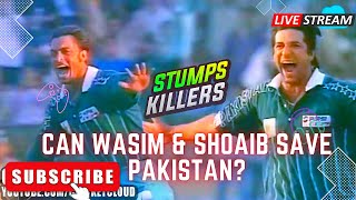 A Must Watch Thriller | Pakistan vs Sri Lanka | Wasim Akram & Shoaib Akhtar - The Dangerous bowling